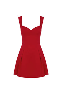 Bethani Mini Dress in Red Cherry