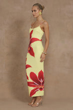 Load image into Gallery viewer, Deia Midi Dress in Yellow Lily