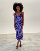 Load image into Gallery viewer, Sienna Midaxi Dress in Lilac Leopard