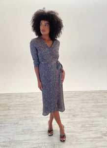 Yondal Dress in Multi Ditzy